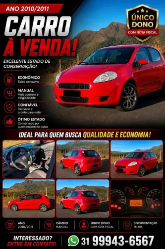 Fiat Punto Attractive 1.4 Fire Flex 8V 5P 2011