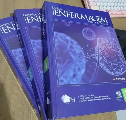 DIDÁTICO DE ENFERMAGEM TEORIA E PRÁTICA vol.1,2 e 3