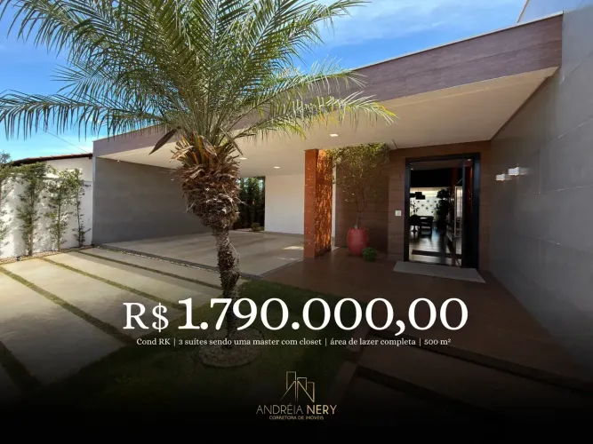 Casa térrea + 3 suites + Rica em marcenaria.