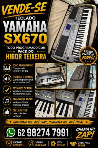 Teclado yamaha s670