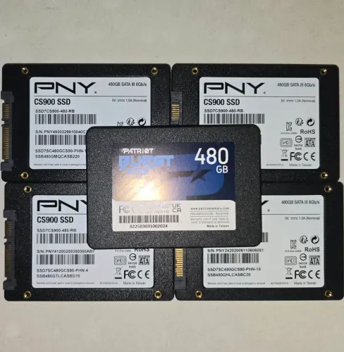 SSD 480GB PNY/PATRIOT (saúde 100%) - valor unitário