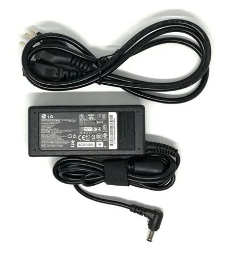 Fonte Carregador Plug Fino Para Notebook LG 2.5A 12V Bivolt Original Nova na Caixa