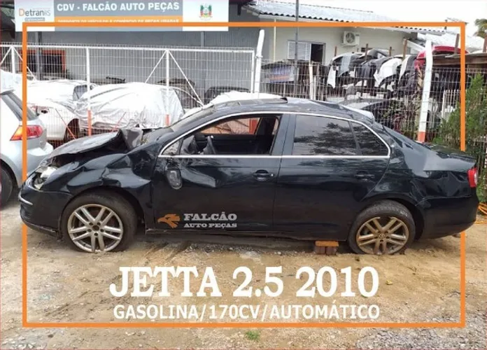 Vw jetta 2.5 2010 em peças