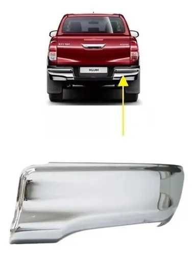 Ponteira Parachoque Traseiro Hilux 2016 2017 2018 2019 2020