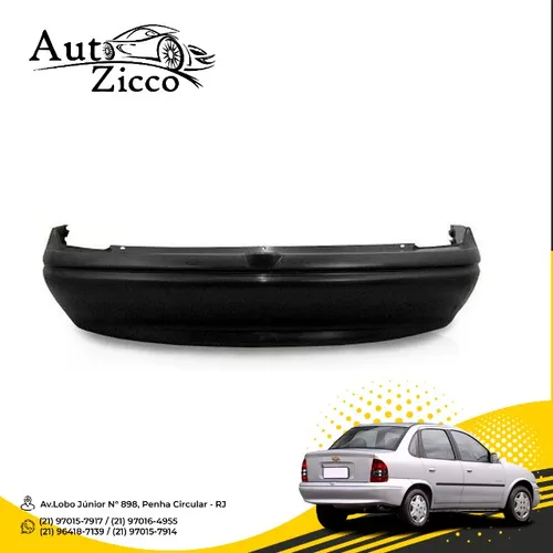 Parachoque Traseiro Corsa 1996 à 2010 Sedan