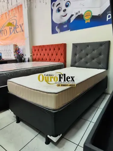 COLCHÃO DE SOLTEIRO D33 + BASE BOX!!