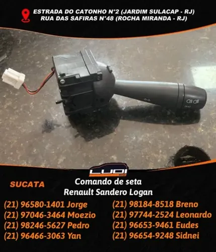 Comando de seta Renault Sandero Logan