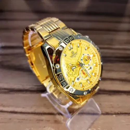 Relógio Naviforce 8019 dourado