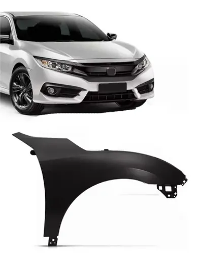 Paralama Honda Civic G10 2017 2018 2019 2020 ( Novo)