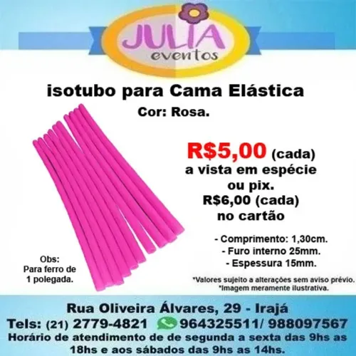 Isotubo Protectub Para Haste Cama Elástica E Pula Pula