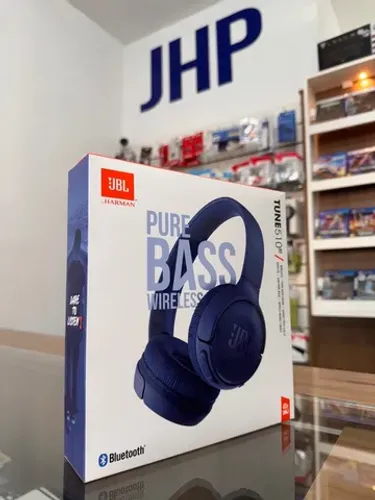 Fone de Ouvido Bluetooth JBL Original TUNE510bt Azul | Parcela Sem Juros | Loja Curitiba