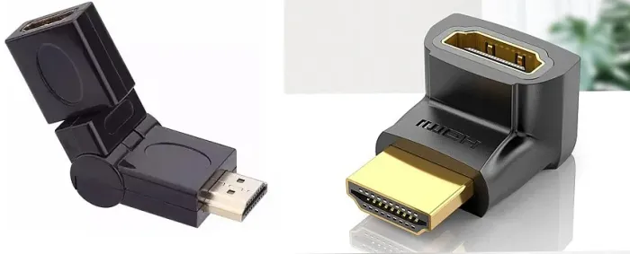 Kit Adaptador HDMI em L + Giratorio 