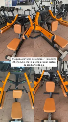 Máquina de elevação de ombros 