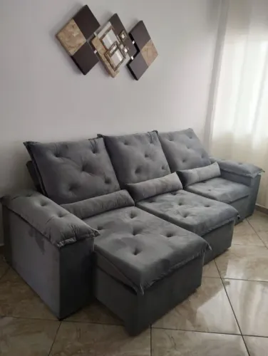 Black Friday sofá athenas 2.70m direto da fábrica , frete grátis 