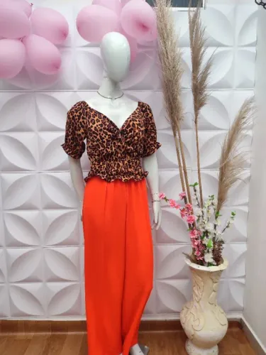 Promoção Cropped Animal Print G
