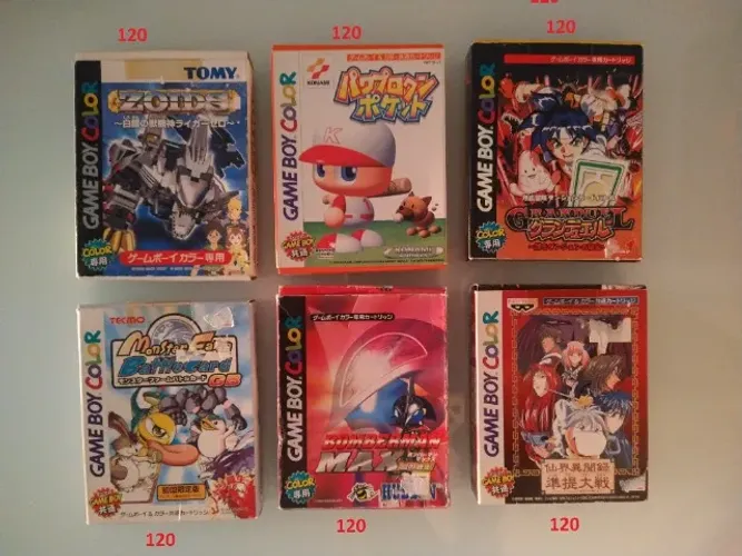 jogos originais na caixa p/ game boy classic, color e advance - favor ler anúncio e fotos