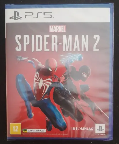 Spider Man 2 Ps5 Mídia Física Novo Lacrado<br><br>