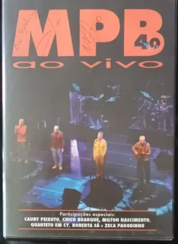 DVD - Show - MPB4 - Ao vivo - autografado