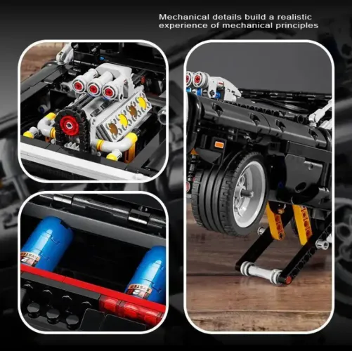 Dodge Charger R/T Fast Furious 1077 peças 