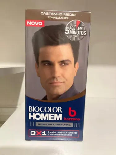 BIOCOLOR HOMEM - tonalizante - CASTANHO MÉDIO 