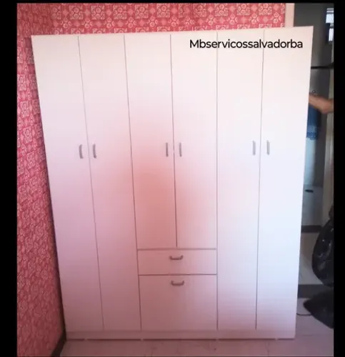 Guarda roupa de casal 6 portas( frete e montagem grátis)