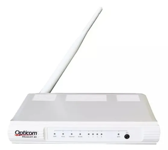 Roteador Wi-fi Wireless Com Modem Adsl 150bps Dslink 477