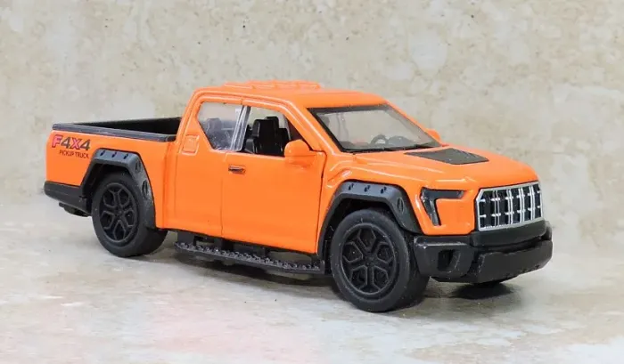 Miniatura Picape 4x4 Abre Portas Fricção - veja descrição