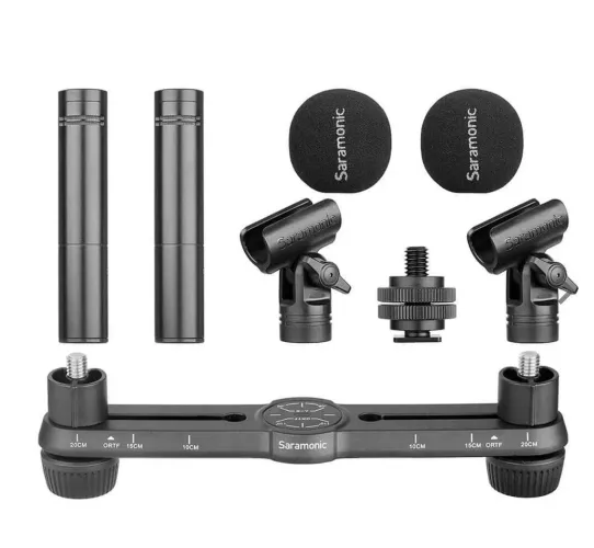SR-M500 | Par Casado de Microfones Condensadores Saramonic