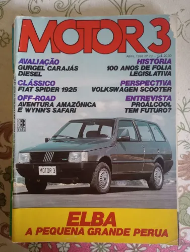 Revista Motor 3 - Abril 1986 - Colecionador