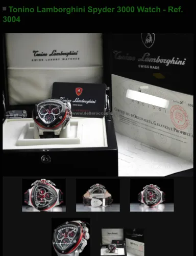 Relógio Tonino Lamborghini Spyder 3000 Watch