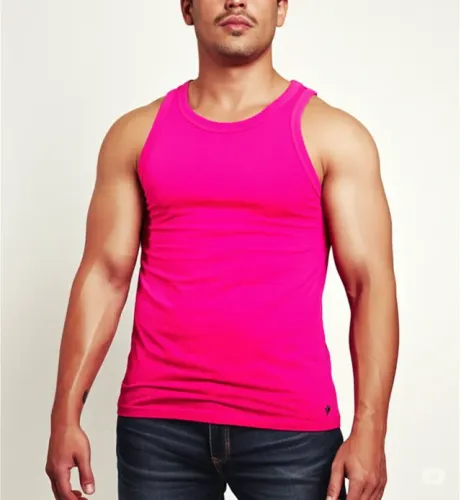 Camiseta regata modelo europeu carmim tam M