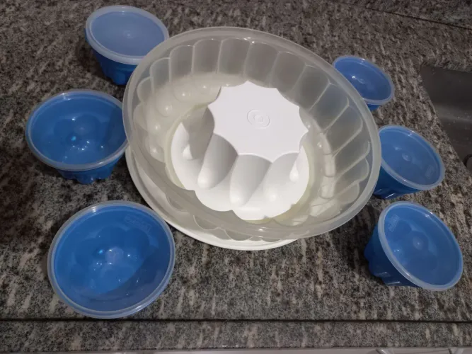 Conjunto de formas para pudim e gelatinas