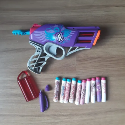 NERF REBELLE  Messenger blaster mensagens secretas e espiã Nerf Rebelle com munição