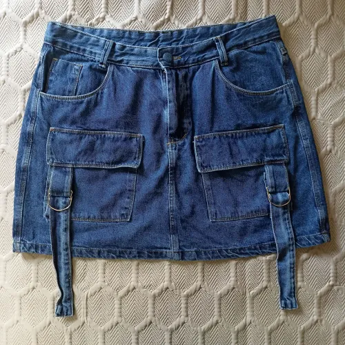 saia jeans tamanho 46