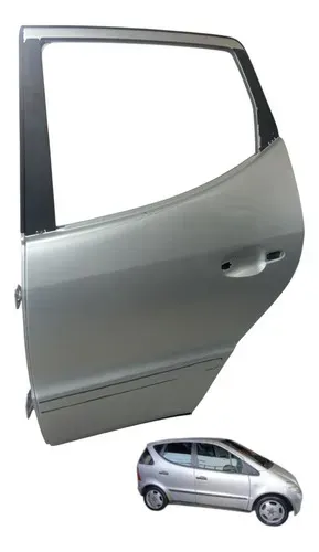 Porta Traseira Esquerda Mercedes Benz A160 4p 2002 Detalhe - Traseira - Esquerdo