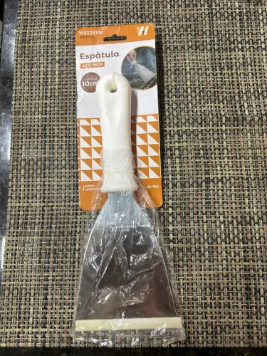 Espátula de Aço Inox 10cm - Nova