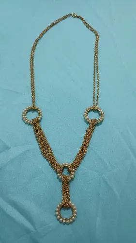 Colar dourado Rommanel 
