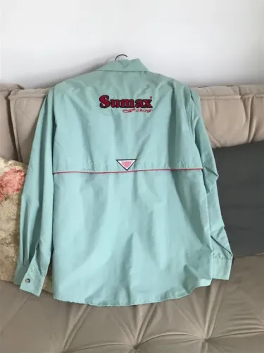 Camisa Sumax Fishing - Verde Mtk bege manga curta e longa