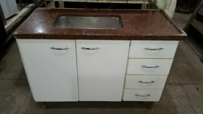 Balcão Cozinha Com Pia Granito 120 x 58 cm