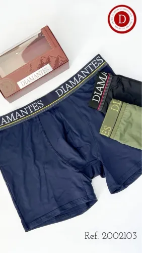 Cueca Box Diamantes - Conforto e Qualidade