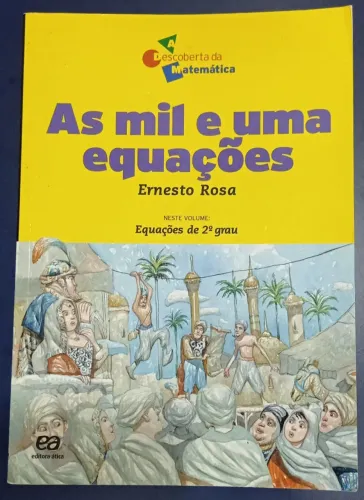 Livro "As Mil e Uma Equações" de Ernesto Rosa - NOVO