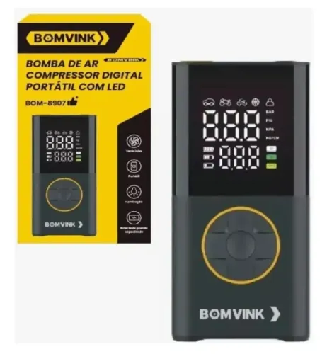 Compressor Digital Portátil BOMVINK 