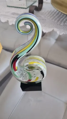 Escultura de Murano cristal da Itália