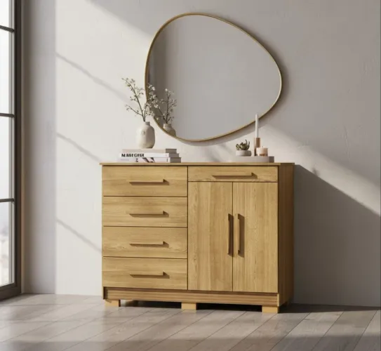 Cômoda com Sapateira 5 gavetas 