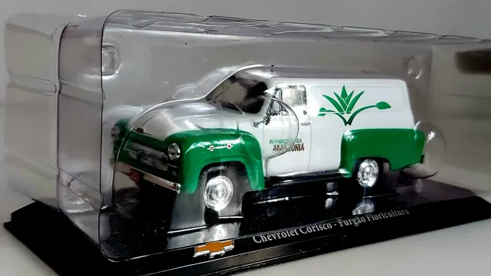 Miniatura Chevrolet Corisco - Furgão Floricultura na escala 1/43 coleção
