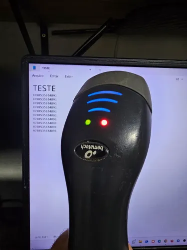 2 Leitores de Código de Barras de Mão USB - Bematech e Symbol