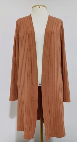 Cardigan Terracota Longo Tam M - Riachuelo