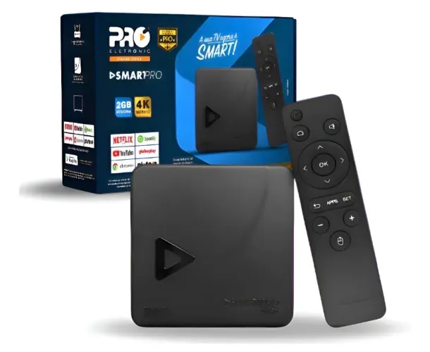 TV Box 4K, frete grátis + brinde 