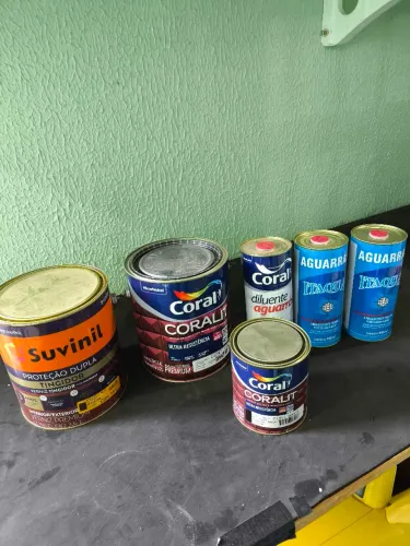 Lote Tinta e Verniz lacrado