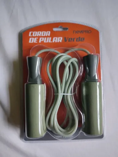 Corda de Pular Verde - Nova! Academia e Exercícios